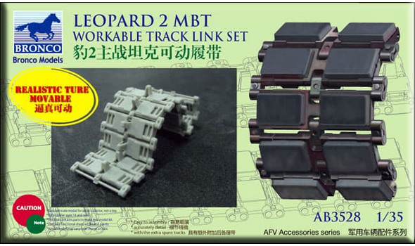 Leopard 2 MBT Workable Track Link Set
