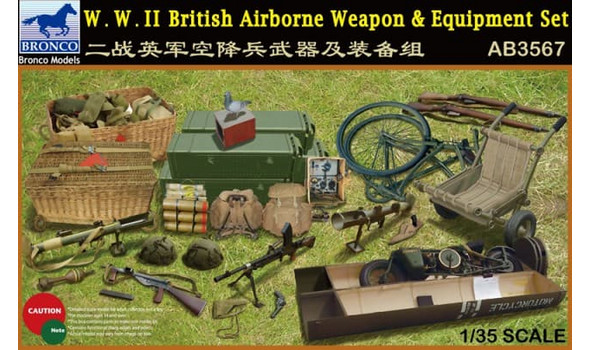 W.W.II British Airborne Weapon & Equipment Set