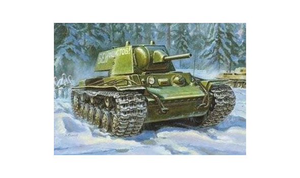 Советский танк "КВ-1" мод. 1940г.