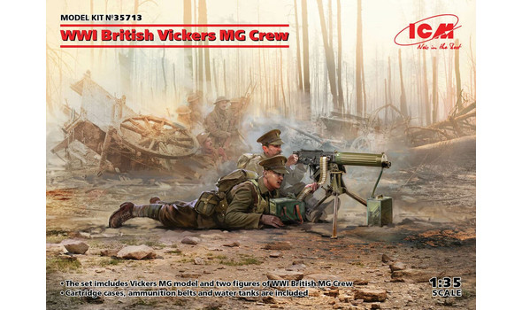 WWI British Vickers MG Crew