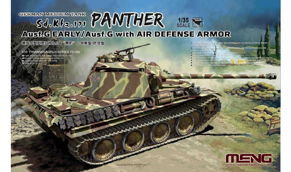 German Medium Tank Sd.Kfz. 171 Panther Ausf.G Early/Ausf.G with Air Defence Armor