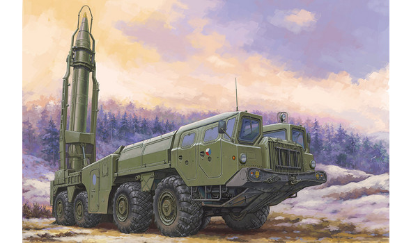 Soviet (9P117M1) Launcher with R17 Rocket of 9K72 Missile Complex "Elbrus"(Scud B)