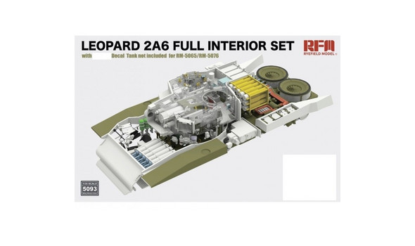 LEOPARD 2A6 ПОЛНЫЙ КОМПЛЕКТ ИНТЕРЬЕРА
