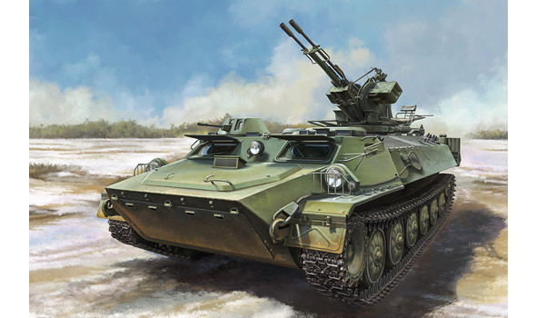Многоцелевой транспортёр-тягач МТ-ЛБ с установкой ЗУ-23-2