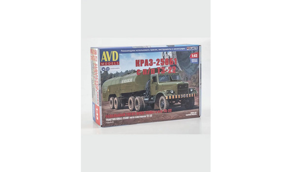 Седельный тягач КРАЗ-258Б1 с п/п ТЗ-22