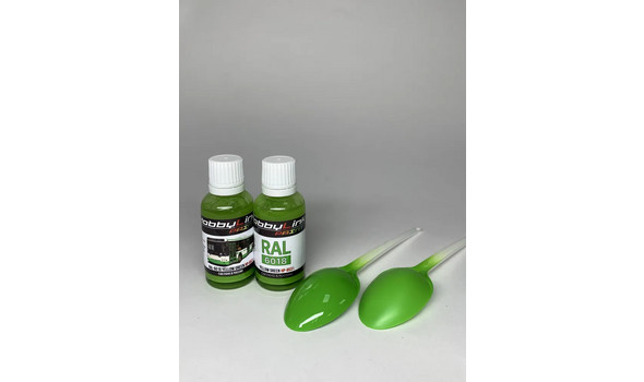 Краска лаковая Yellow Green (готовая для аэрографа)
