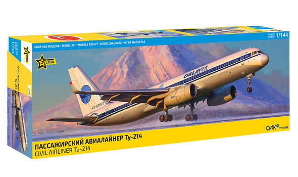 Пассажирский авиалайнер Ту-214